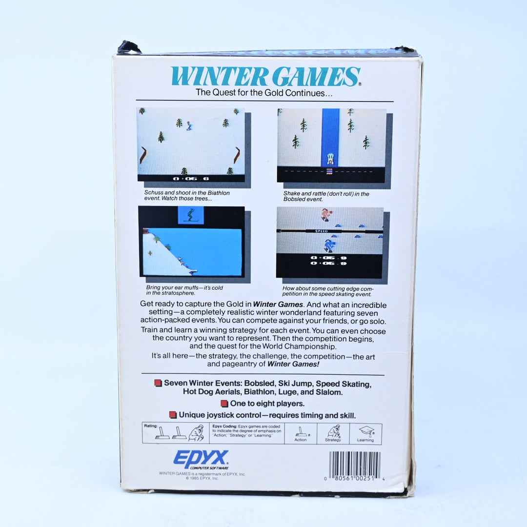 Winter Games - Epyx Original Box - Atari 2600 Boxed Game - PAL - FREE POST!