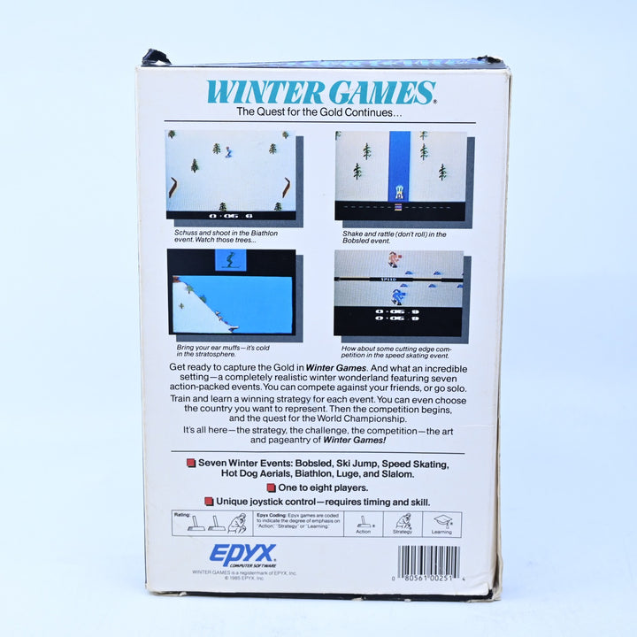 Winter Games - Epyx Original Box - Atari 2600 Boxed Game - PAL - FREE POST!