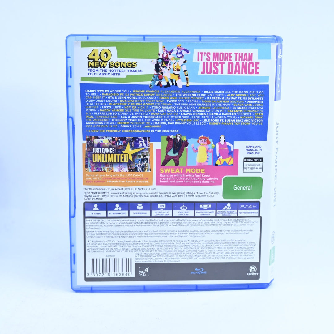 Just Dance 2021 - Sony Playstation 4 / PS4 Game - MINT DISC!