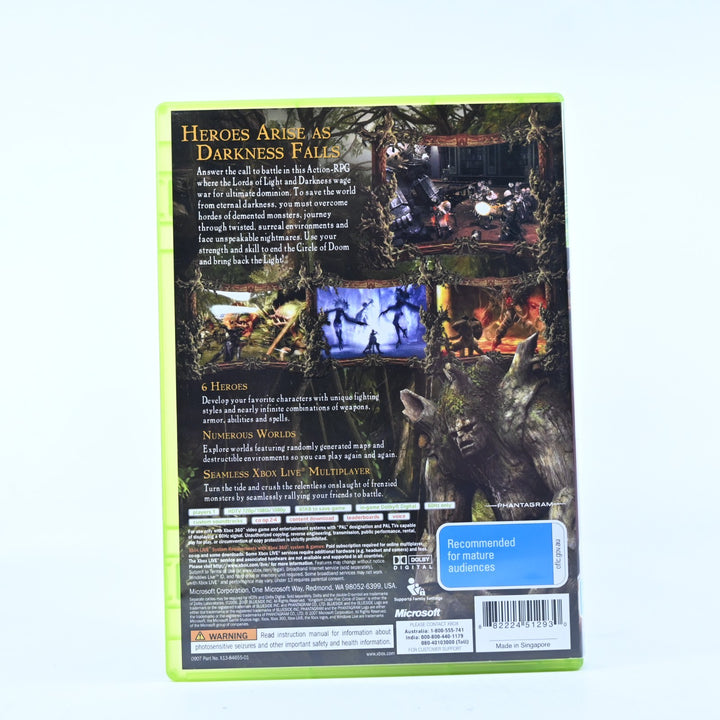 Kingdom Under Fire Circle Of Doom - Xbox 360 Game + Manual - PAL - MINT DISC!