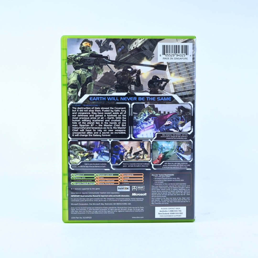 Halo 2 - Original Xbox Game + Manual - PAL