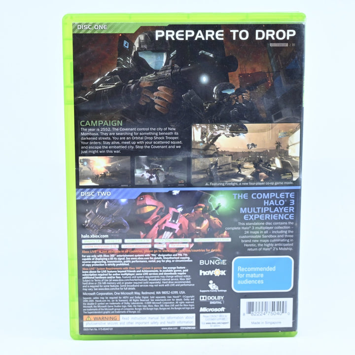 Halo 3 ODST  - Xbox 360 Game + Manual - PAL - MINT DISC!