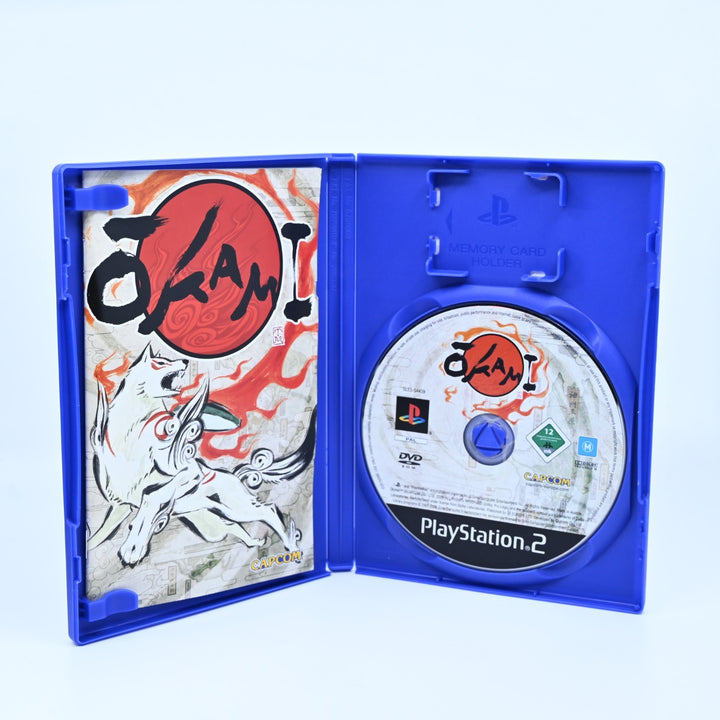 Okami - Sony Playstation 2 / PS2 Game + Manual - PAL - MINT DISC!
