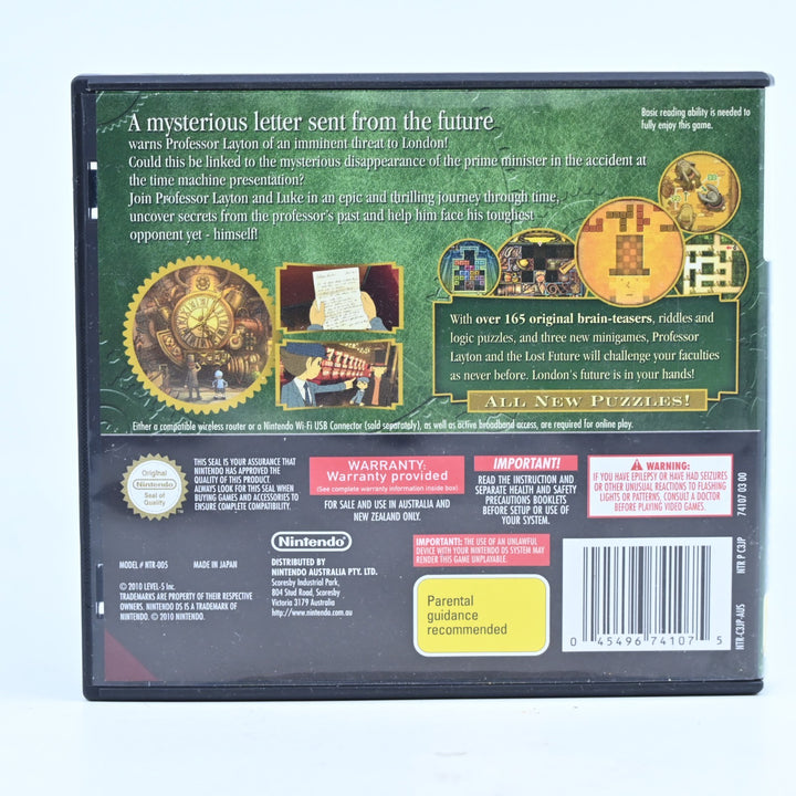 Professor Layton and the Lost Future - Nintendo DS Game - PAL + Manual