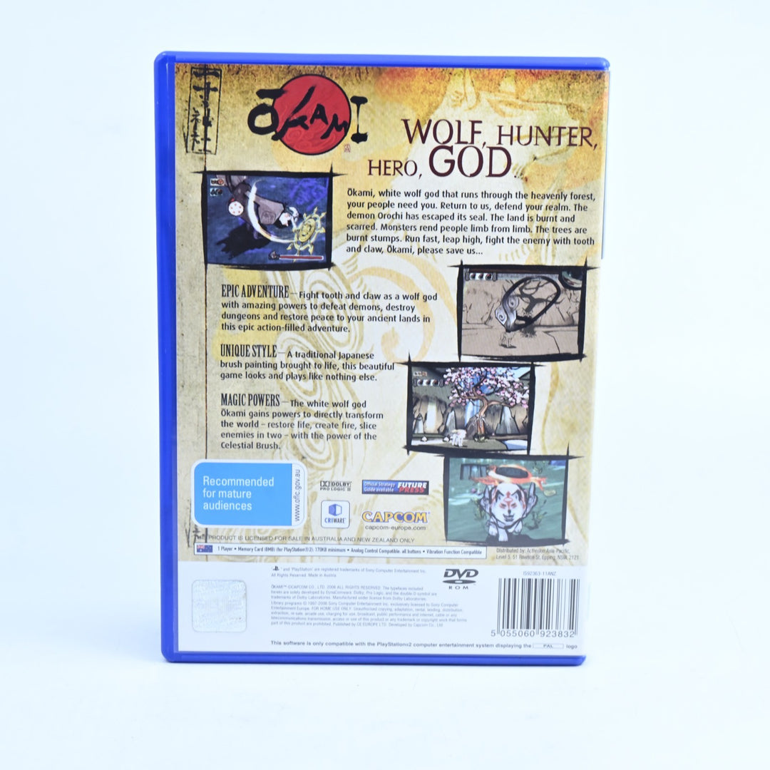 Okami - Sony Playstation 2 / PS2 Game - No Manual - PAL
