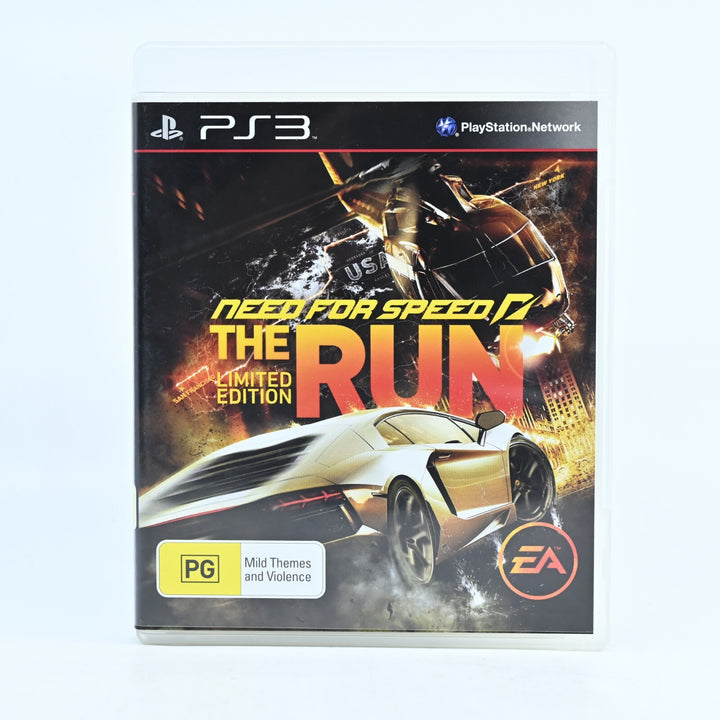 Need for Speed: The Run Limited Edition  - Sony Playstation / PS3 Game + Manual