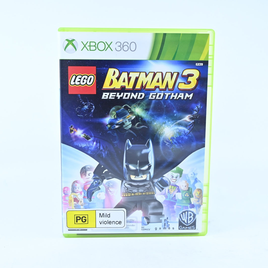 LEGO Batman 3: Beyond Gotham - Xbox 360 Game + Manual - PAL - MINT DISC!