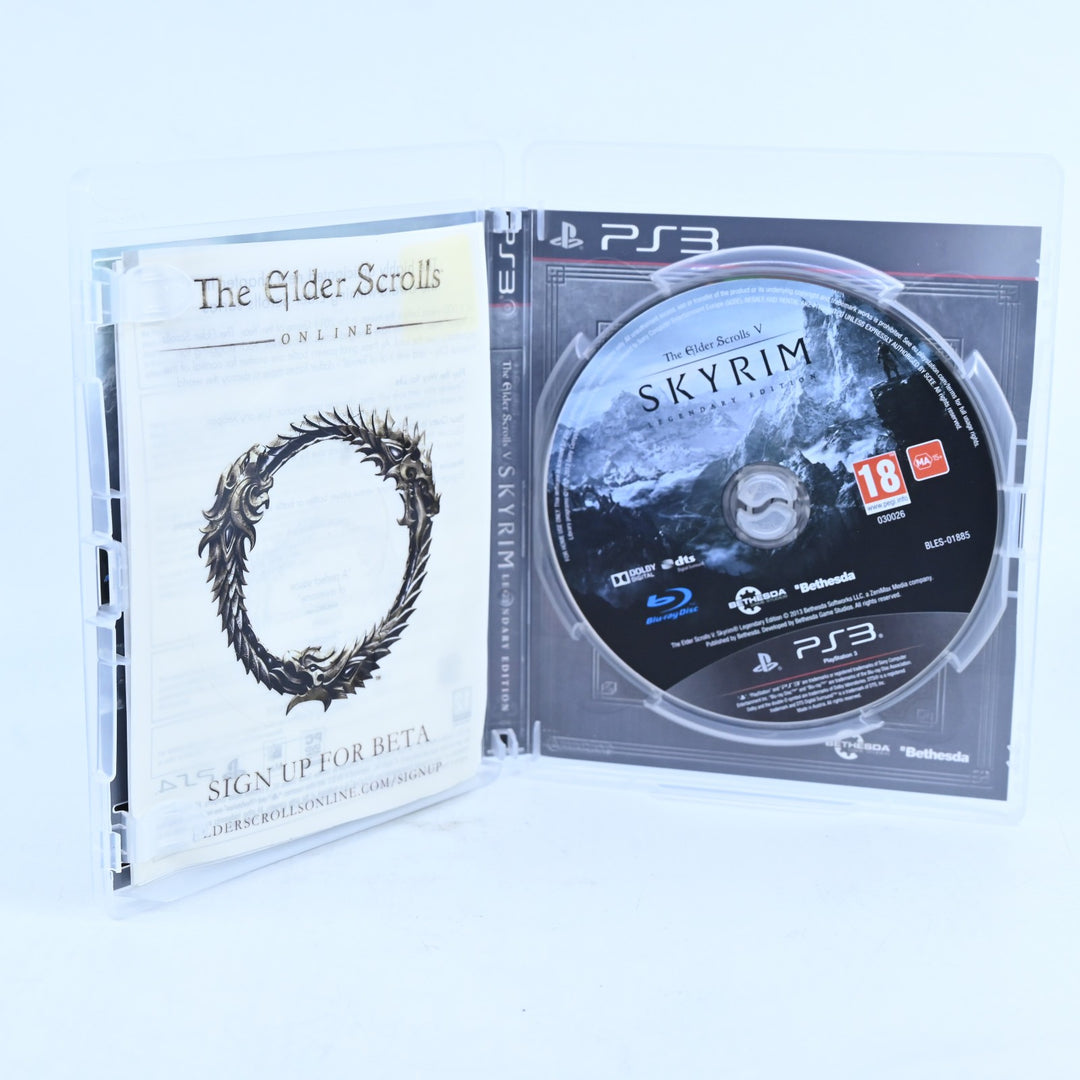 The Elder Scrolls V: Skyrim - Legendary Edition - PS3 Game + Manual - MINT DISC!