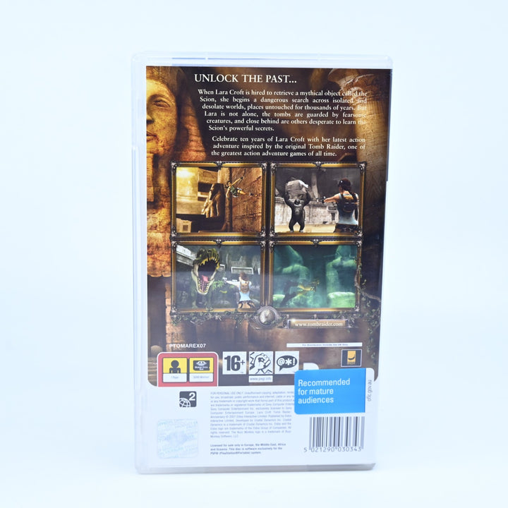 Lara Croft Tomb Raider Anniversary - Sony PSP Game + Manual - FREE POST!