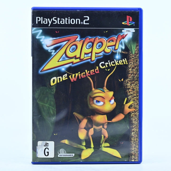 Zapper: One Wicked Cricket! - Sony Playstation 2 / PS2 Game + Manual - PAL