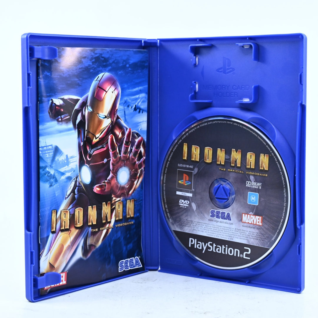 Iron Man - Sony Playstation 2 / PS2 Game + Manual - PAL - MINT DISC!