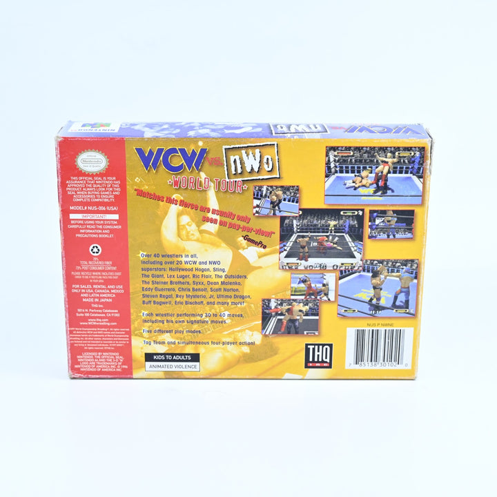 WCW vs. nWo World Tour - N64 / Nintendo 64 Boxed Game - NTSC - FREE POST!