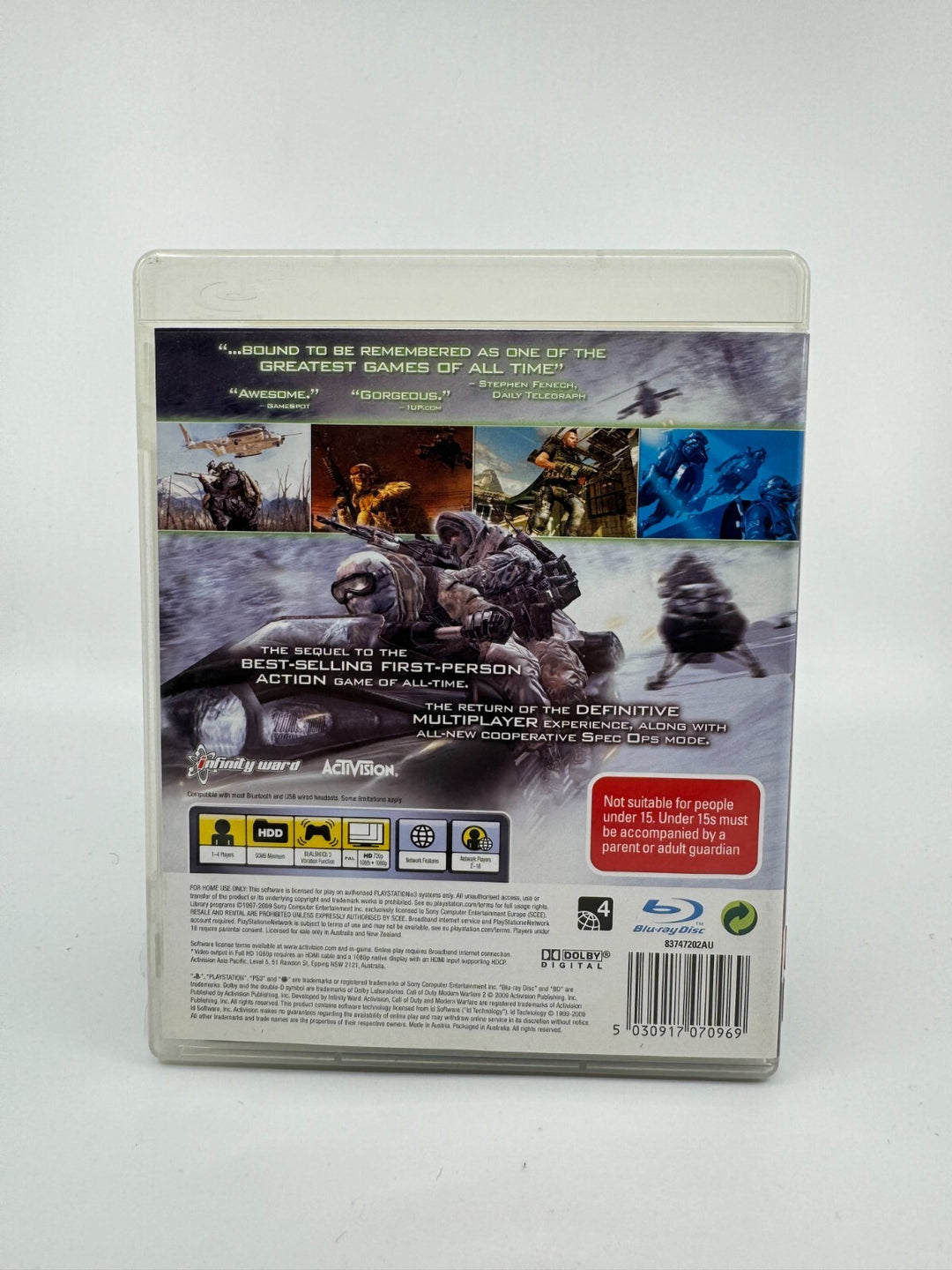 Call of Duty: Modern Warfare 2 - Sony Playstation 3 / PS3 Game - FREE POST!