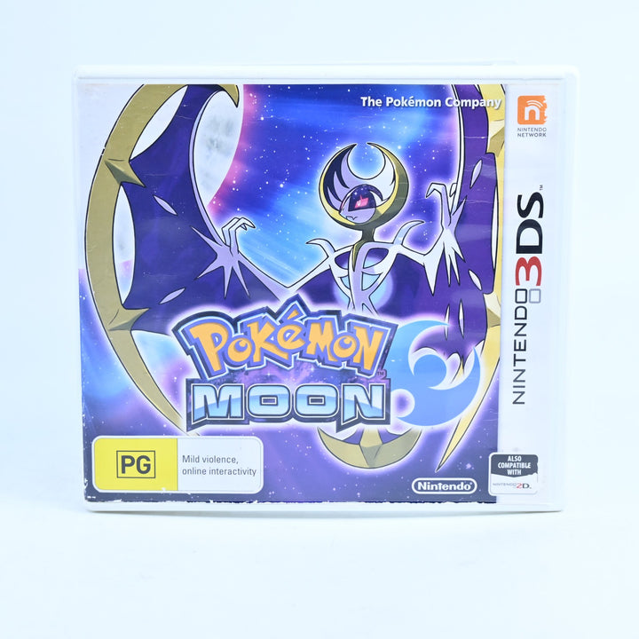 Pokemon Moon - Nintendo 3DS Game - PAL - No Manual - FREE POST!