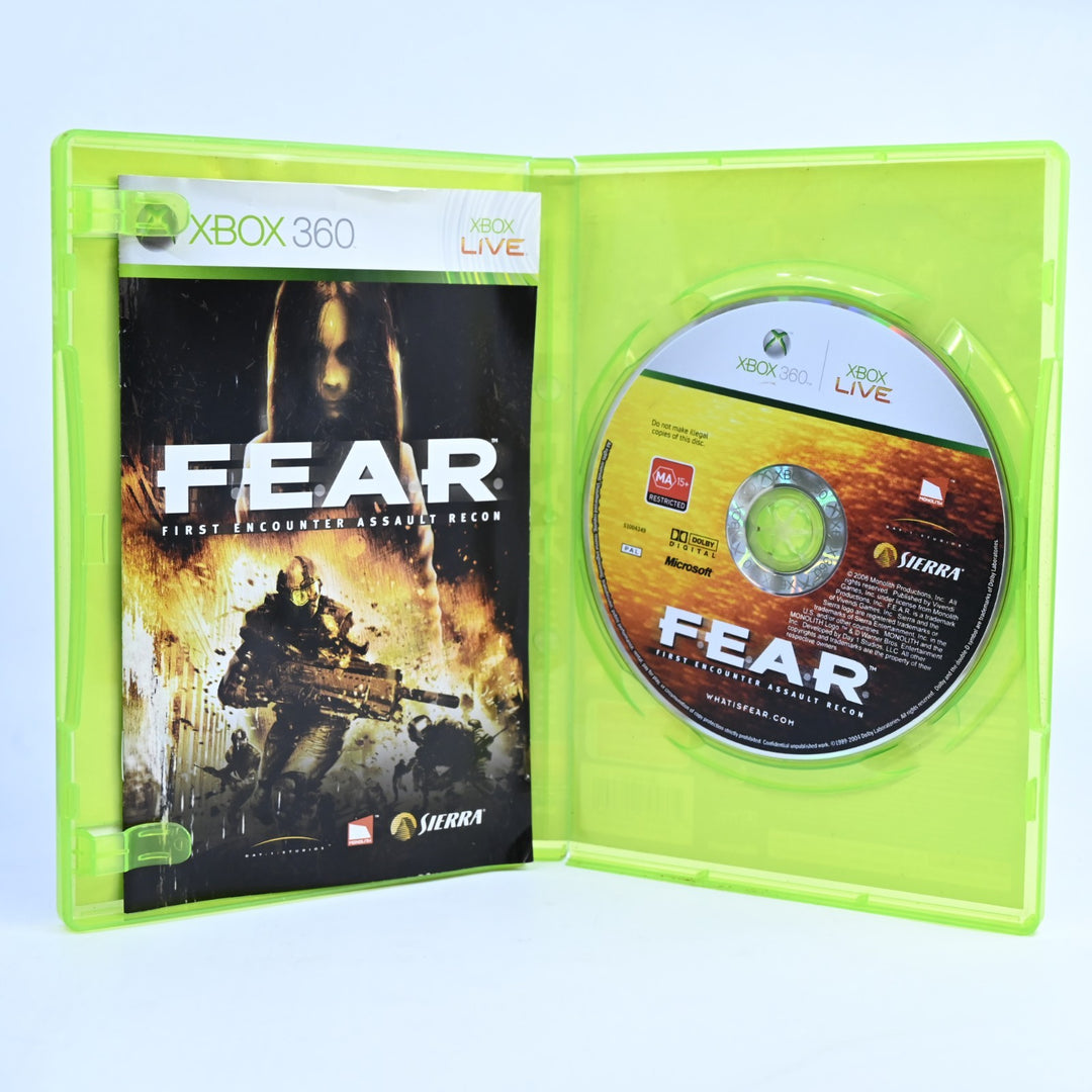 F.E.A.R. - Xbox 360 Game + Manual - PAL - MINT DISC! FEAR