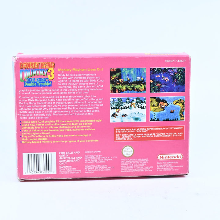 Donkey Kong Country 3 - Super Nintendo / SNES Boxed Game - PAL - FREE POST!