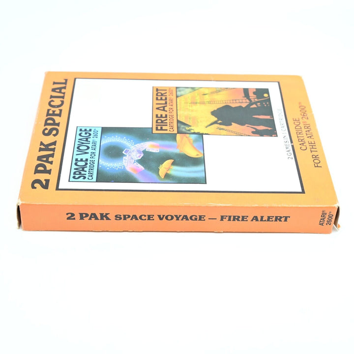 2 Pak Special - Space Voyage + Fire Alert - Atari 2600 Boxed Game - PAL