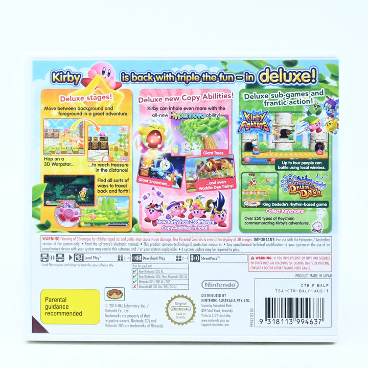 Kirby Triple Deluxe - Nintendo 3DS Game - PAL - FREE POST!
