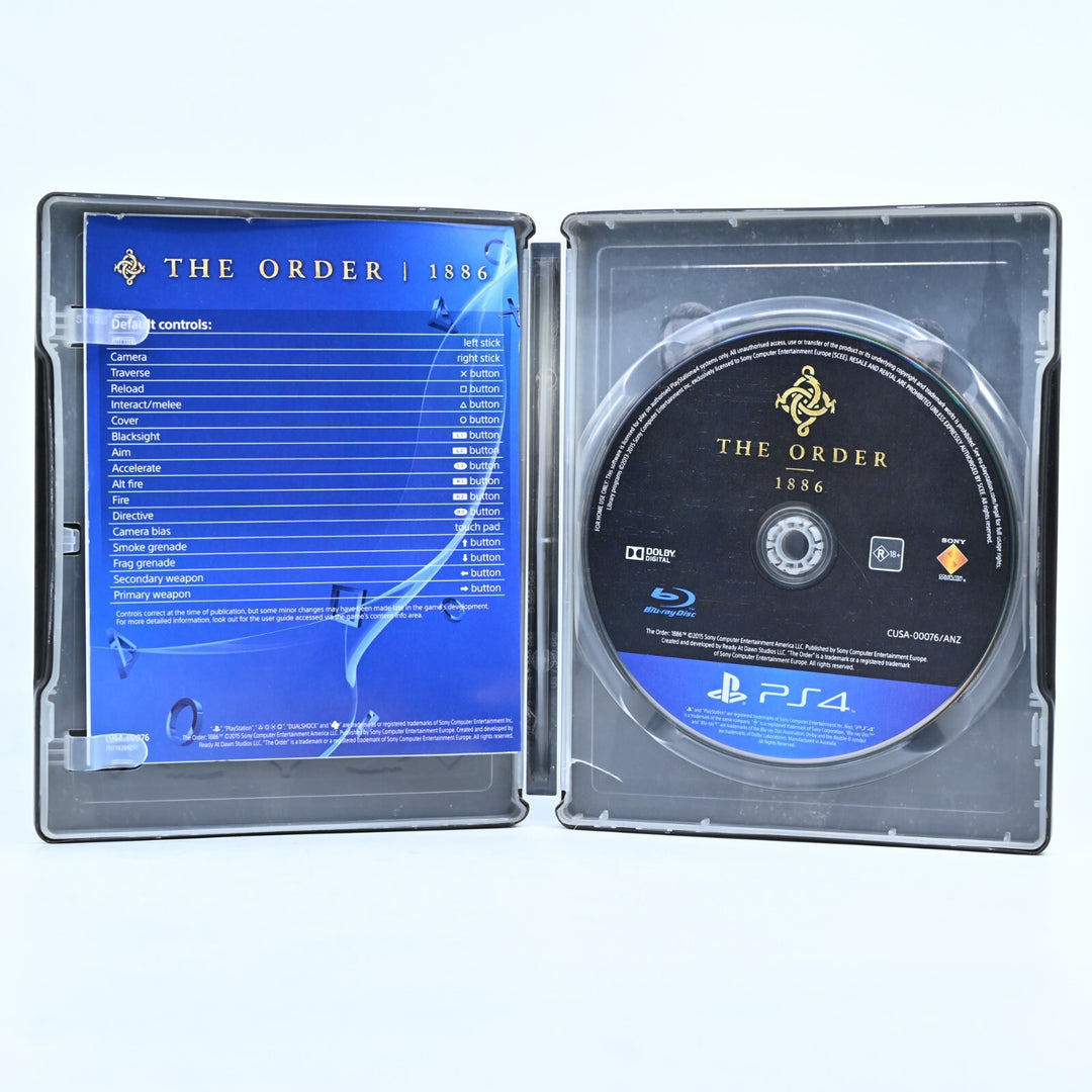 The Order 1886 Steelbook - Sony Playstation 4 / PS4 Game - FREE POST!
