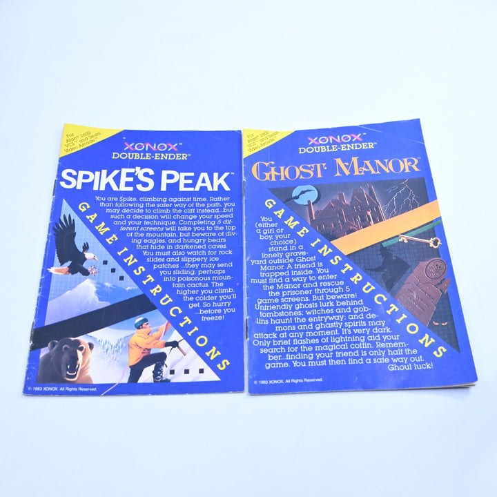 Ghost Manor / Spike's Peak - Double Ender - Atari 2600 Boxed Game - PAL