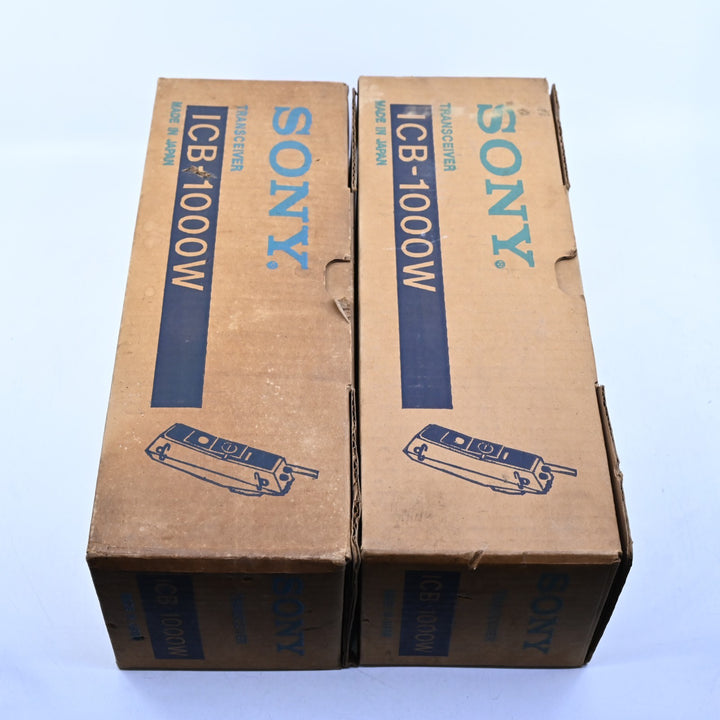 Sony ICB-1000W - Vintage Radio Transceivers Untested - Boxed Electronics