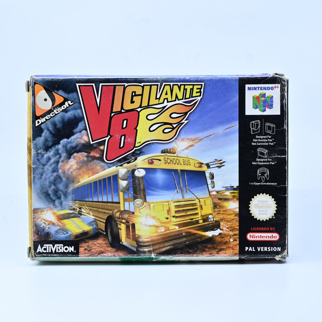 Vigilante 8 - N64 / Nintendo 64 Boxed Game - PAL - No Manual - FREE POST!