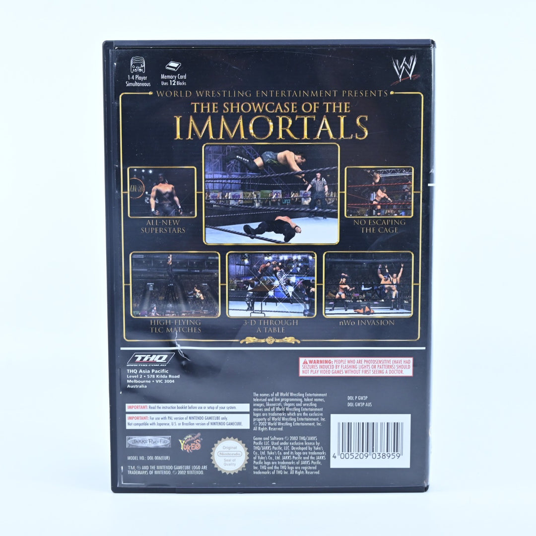 Wrestlemania X8 - Nintendo Gamecube Game + Manual - PAL - FREE POST!