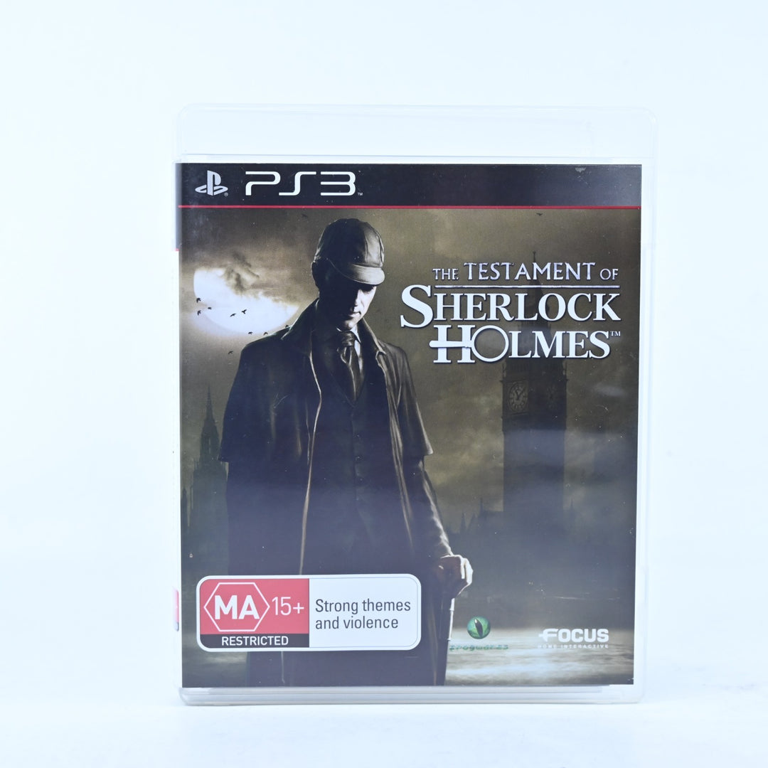 The Testament of Sherlock Holmes - Sony Playstation 3 / PS3 Game + Manual