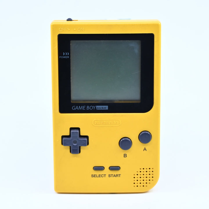 Yellow Nintendo Gameboy Pocket Console - MGB-001 - FREE POST!