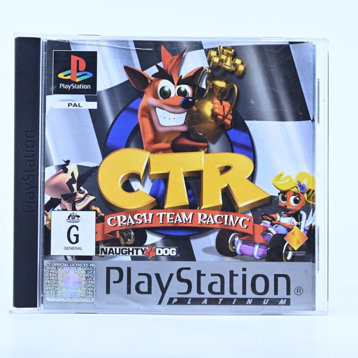 CTR: Crash Team Racing - Sony Playstation 1 / PS1 Game + Manual - PAL