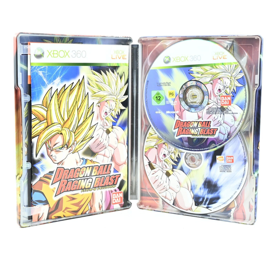 Dragon Ball Raging Blast Limited Edition - Xbox 360 Game + Manual - Check Desc.