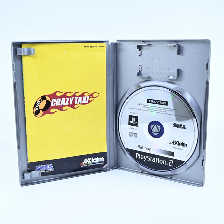 Crazy Taxi - Sony Playstation 2 / PS2 Game + Manual - PAL - MINT DISC!