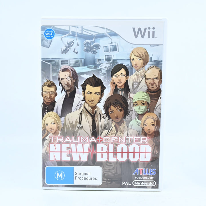 Trauma Center New Blood - Nintendo Wii Game + Manual - PAL - MINT DISC!