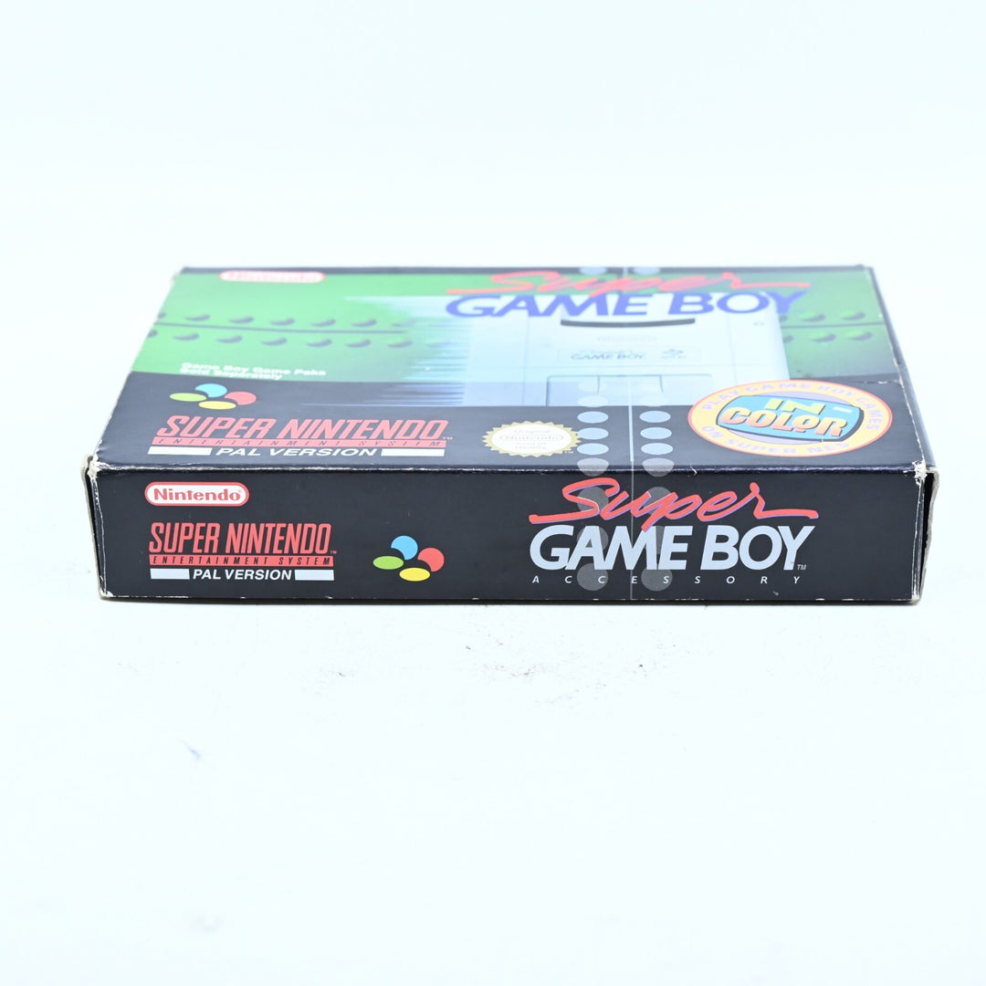 Super Game Boy / Gameboy - Super Nintendo / SNES Accessory + Manual - PAL