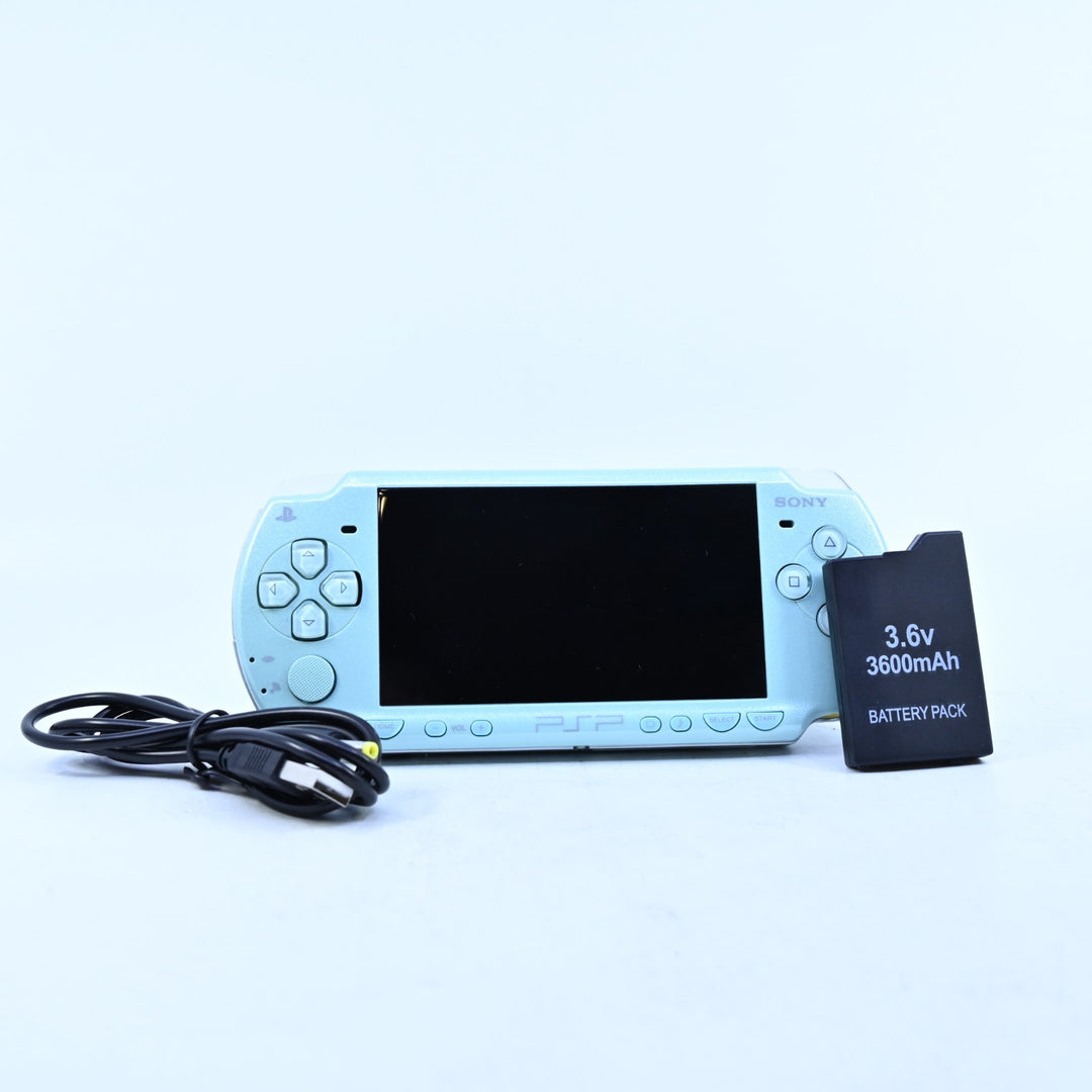 Mint Green - PSP Console - Japanese - PSP-2000 + NEW BATTERY
