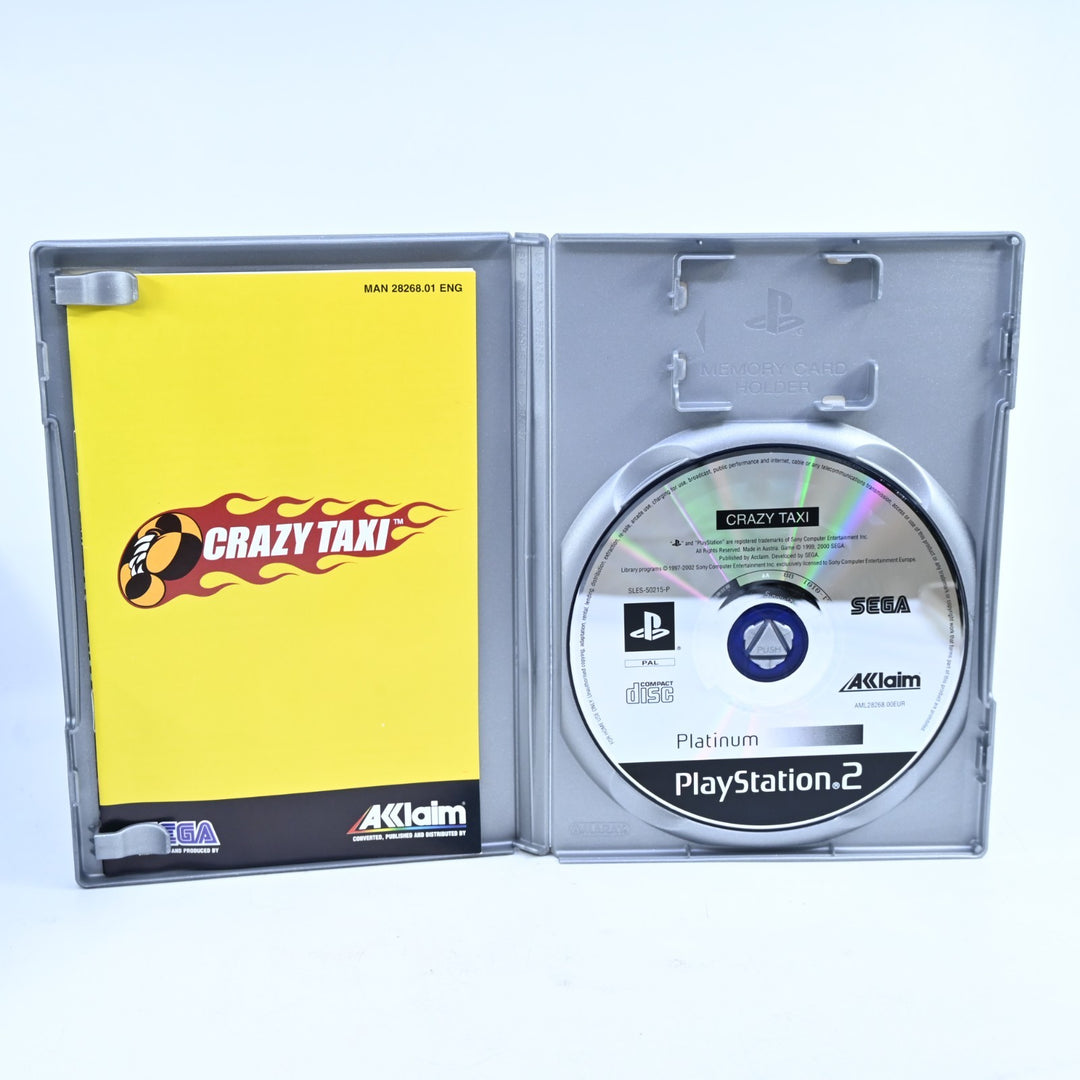 Crazy Taxi - Sony Playstation 2 / PS2 Game + Manual - PAL - MINT DISC!