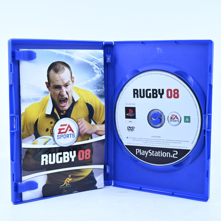 EA Sports Rugby 08 - Sony Playstation 2 / PS2 Game + Manual - PAL - MINT DISC!