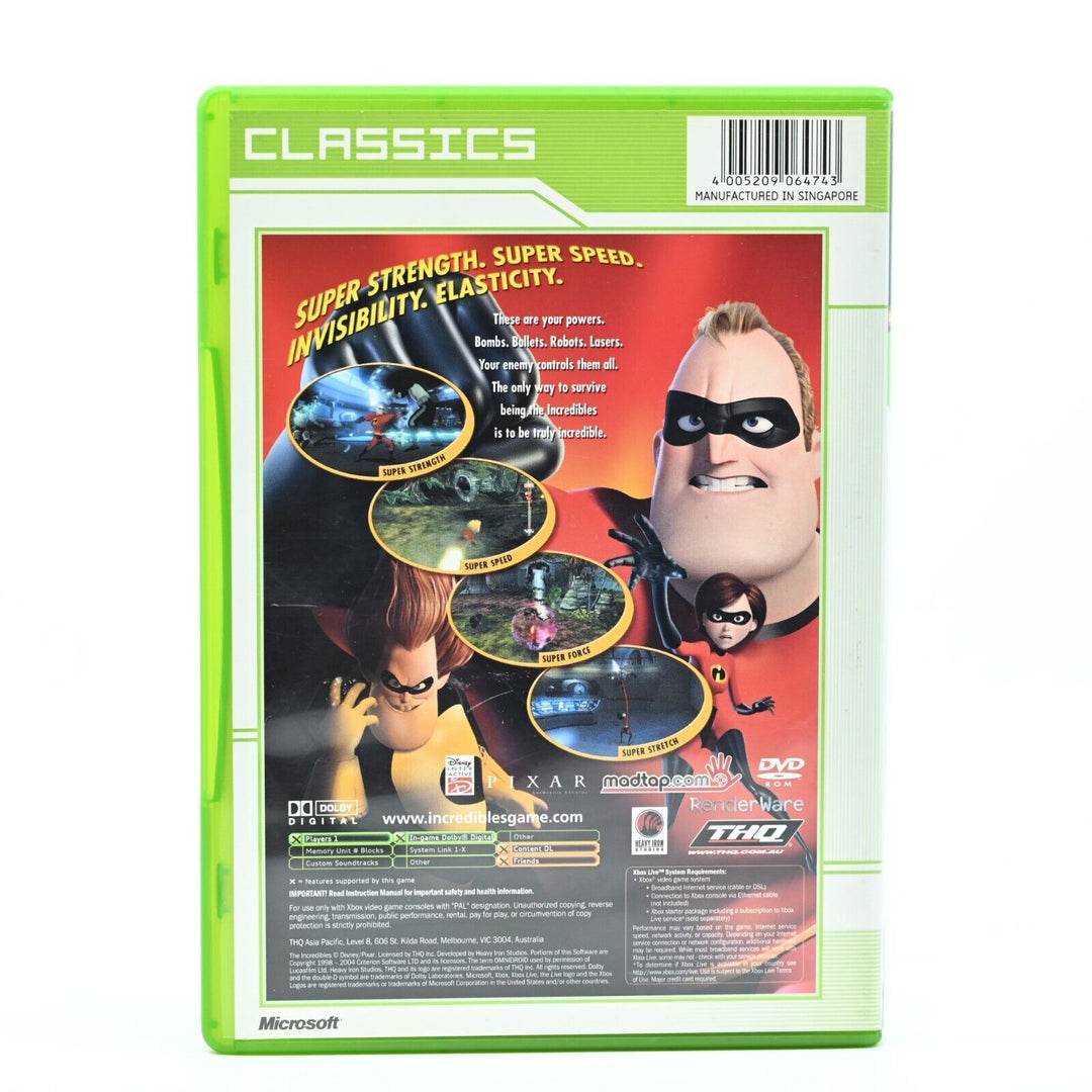 The Incredibles - Original Xbox Game - PAL - FREE POST!