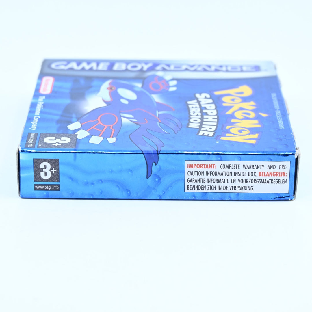 Pokemon Sapphire Version Nintendo Gameboy Advance GBA Boxed Game NEW BATTERY
