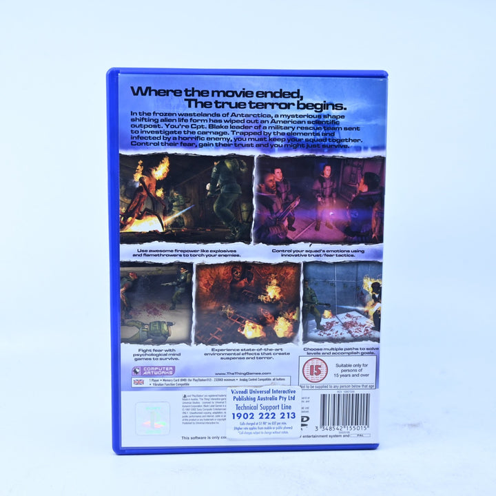 The Thing - Sony Playstation 2 / PS2 Game + Manual - PAL - MINT DISC!