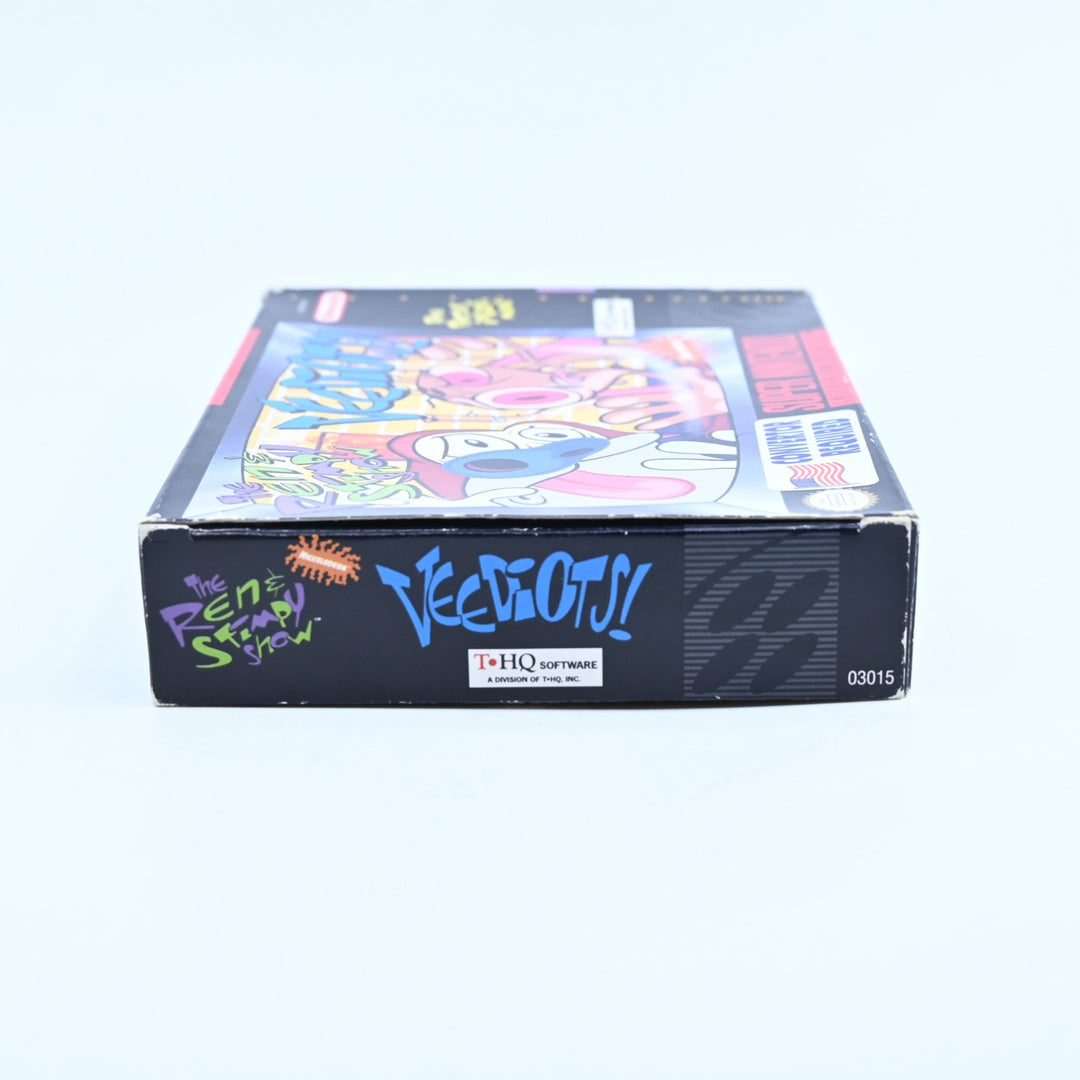 The Ren & Stimpy Show: Veediots - Super Nintendo / SNES Boxed Game - NTSC-U/C
