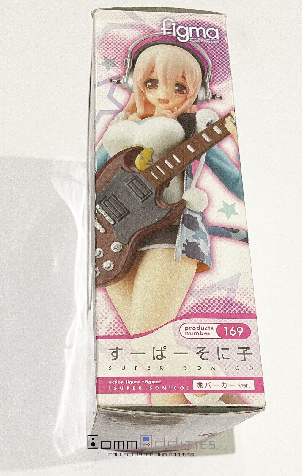 Figma Super Sonico Tiger Hoodie ver Anime Figure 169 Max Factory Japan Import