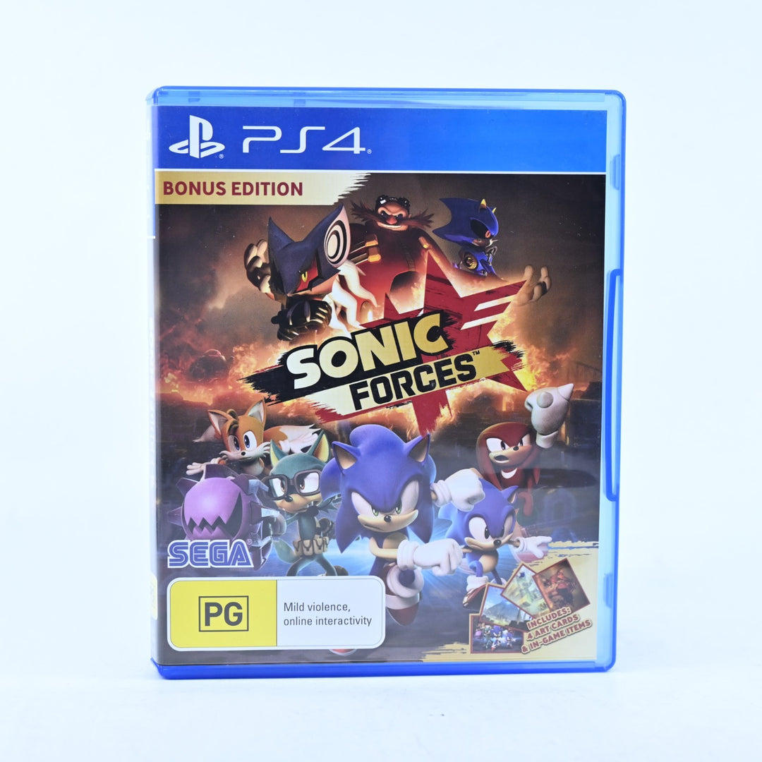 Sonic Forces Bonus Edition - Sony Playstation 4 / PS4 Game - CODE UNUSED