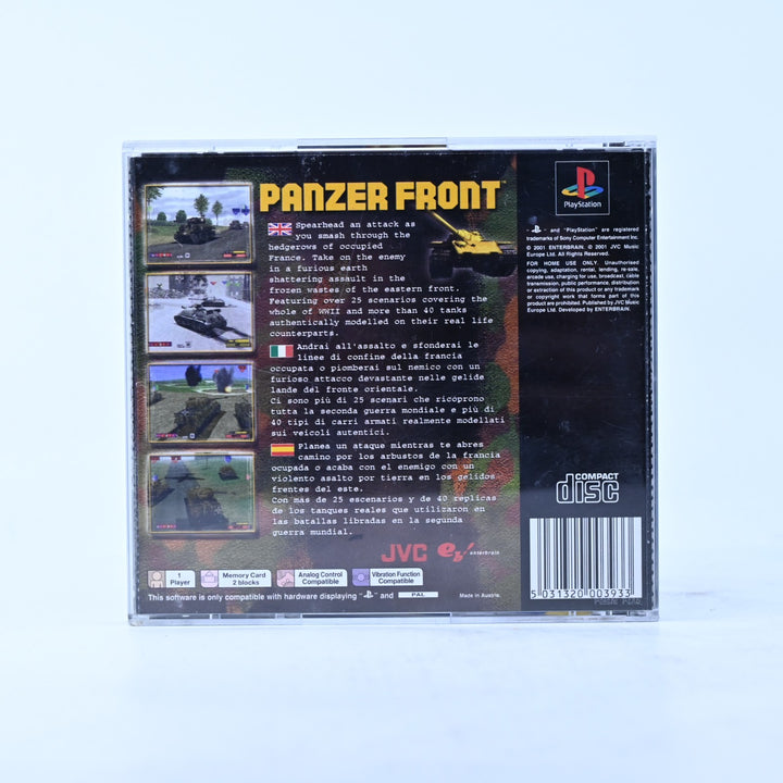 Panzer Front - Sony Playstation 1 / PS1 Game + Manual - PAL - MINT DISC!