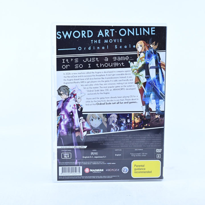 Sword Art Online: The Movie Ordinal Scale - Region 4 - Madman - Anime DVD