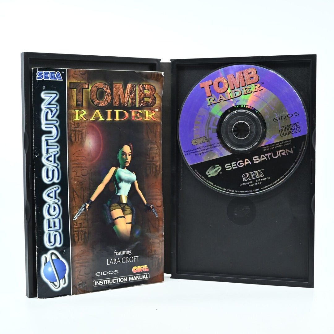 Tomb Raider - Sega Saturn Game - PAL - FREE POST!
