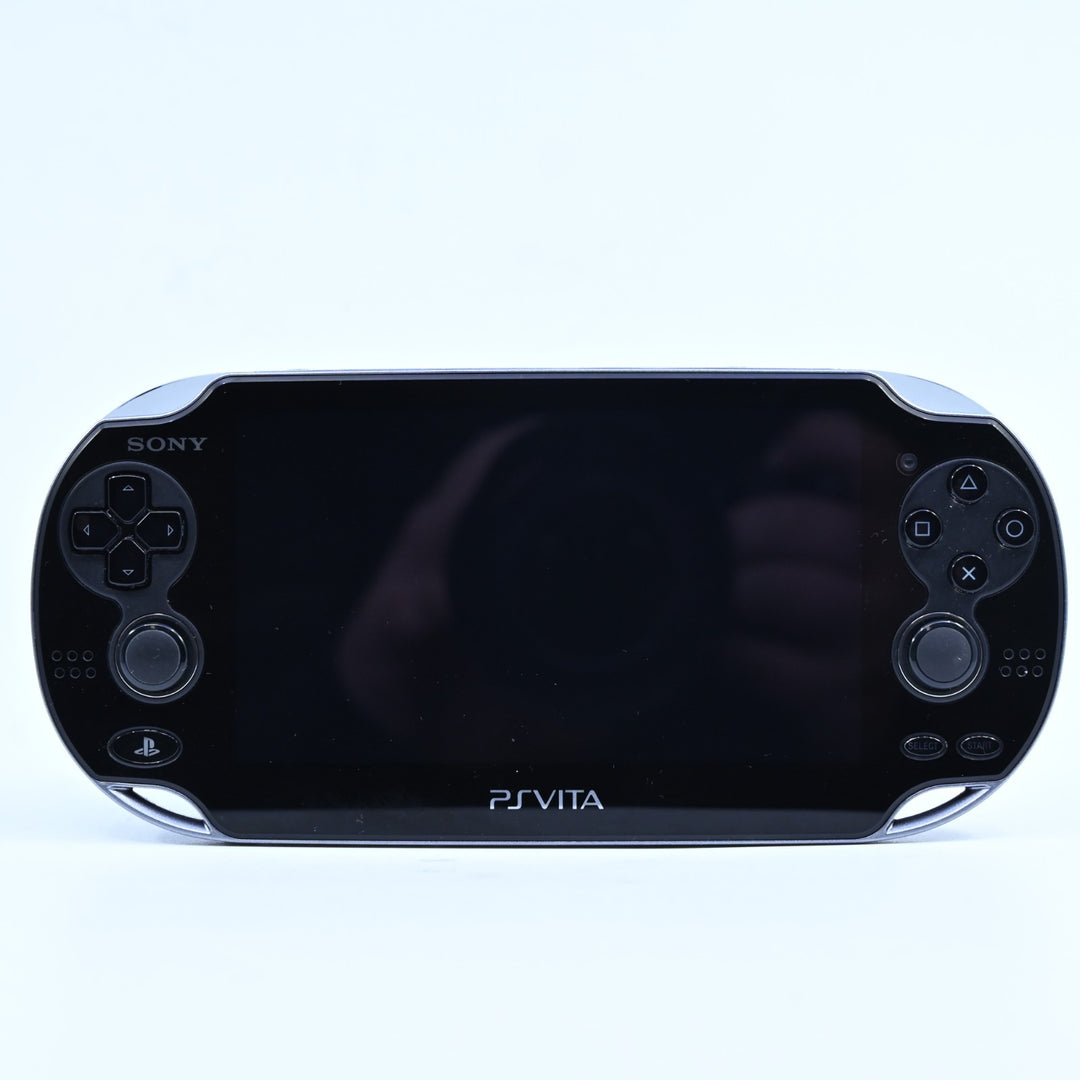 Crystal Black Sony PS Vita Boxed Console - PCH-1102 - PCH-1100 - FREE POST!