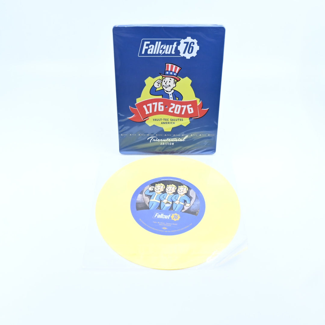 SEALED! Fallout 76 - Steelbook +  7" Record Take Me Home Country Roads  PS4 Game