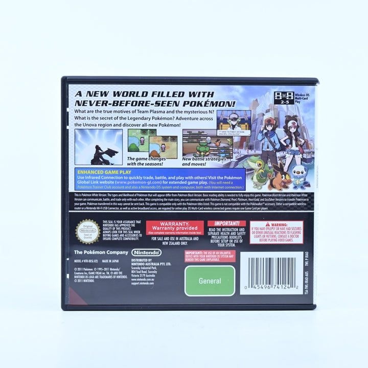 Pokemon White Version - Nintendo DS Game - PAL + Manual - FREE POST!