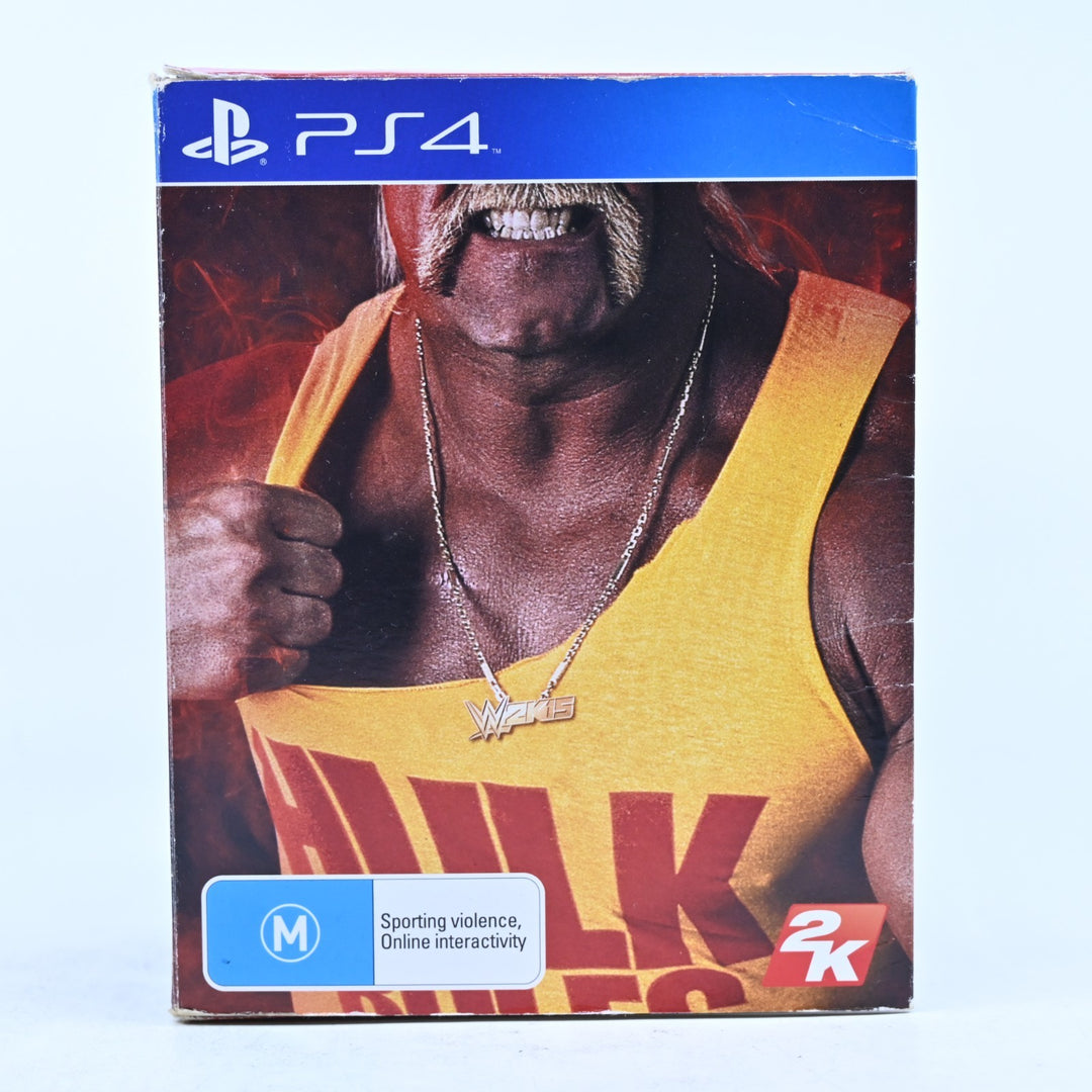 WWE 2K15 Hulkamania Edition - Sony Playstation 4 / PS4 Game - MINT DISC!